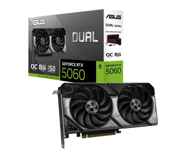 ASUS GeForce RTX 5060 Dual OC 8GB GDDR7 DLSS4 - 1332820 - zdjęcie